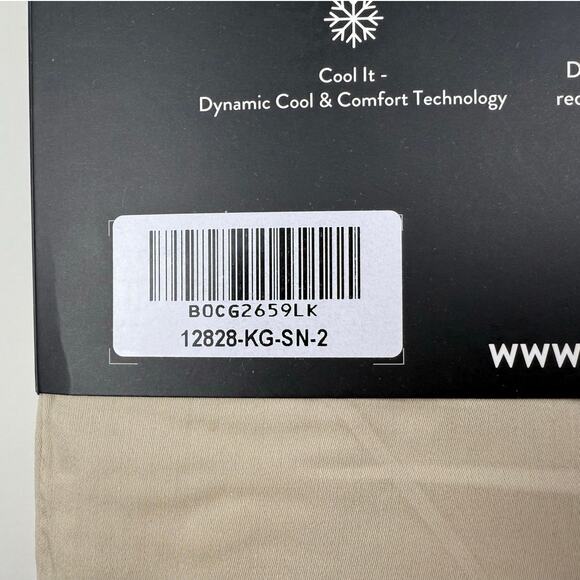 Miracle Made Sheet Set KING Luxe Self-Cooling Self-Cleaning Sateen SAND Tan NWT - Picture 5 of 7